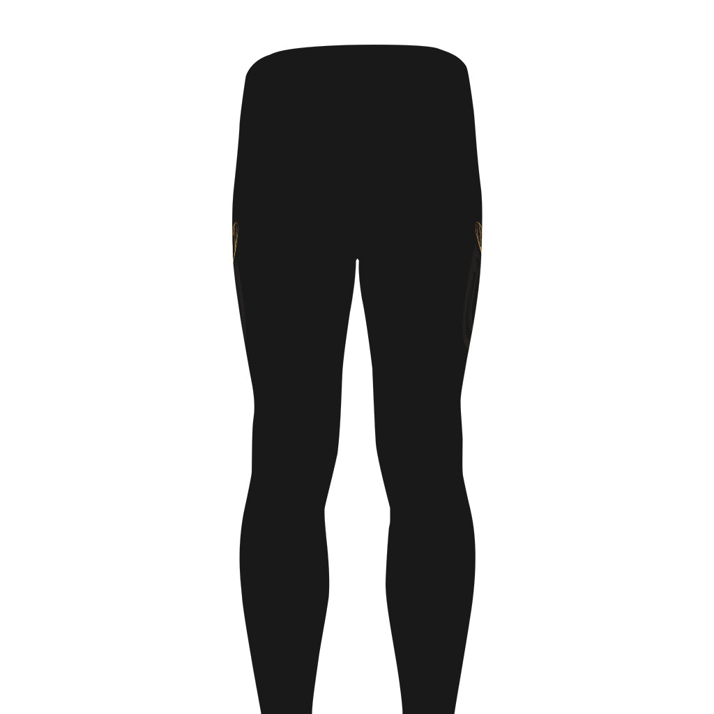 Spiritual Owl With Dreamcatcher Print Men's leggings