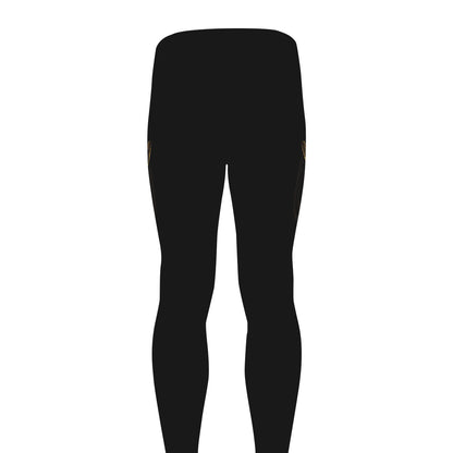 Spiritual Owl With Dreamcatcher Print Men's leggings