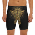 Spiritual Owl With Dreamcatcher Print Men's Long Boxer Briefs