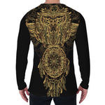 Spiritual Owl With Dreamcatcher Print Men's Long Sleeve T-Shirt