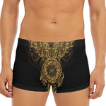 Spiritual Owl With Dreamcatcher Print Men's Short Boxer Briefs