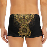 Spiritual Owl With Dreamcatcher Print Men's Short Boxer Briefs