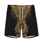 Spiritual Owl With Dreamcatcher Print Men's Sports Shorts
