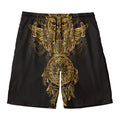 Spiritual Owl With Dreamcatcher Print Men's Swim Trunks