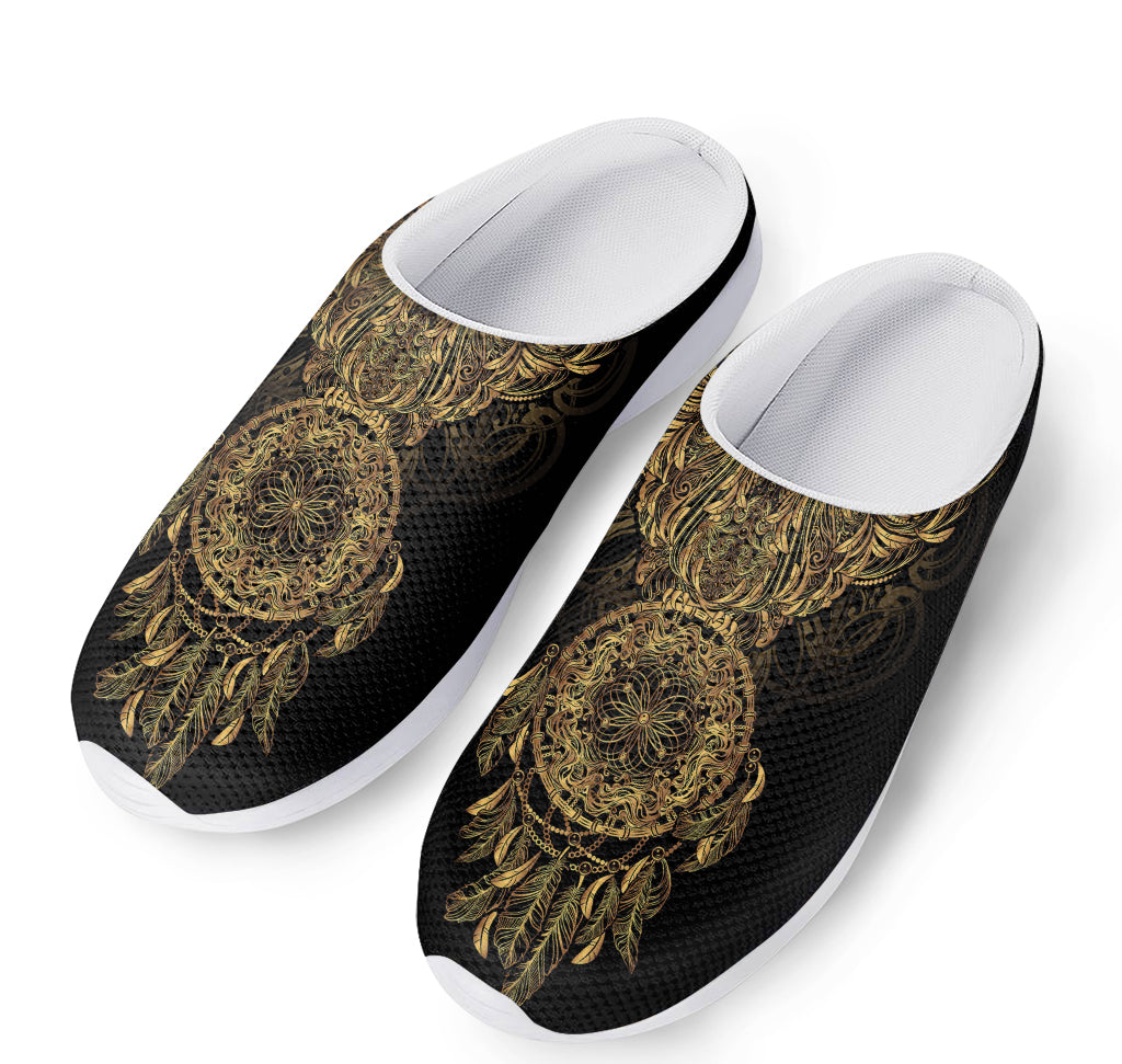 Spiritual Owl With Dreamcatcher Print Mesh Casual Shoes