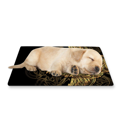 Spiritual Owl With Dreamcatcher Print Pet Cooling Mat Cover