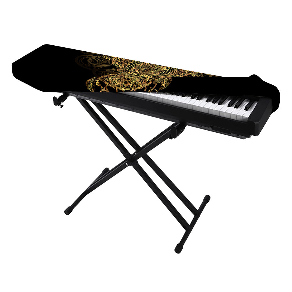 Spiritual Owl With Dreamcatcher Print Piano Keyboard Cover