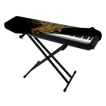 Spiritual Owl With Dreamcatcher Print Piano Keyboard Cover