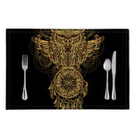 Spiritual Owl With Dreamcatcher Print Placemat