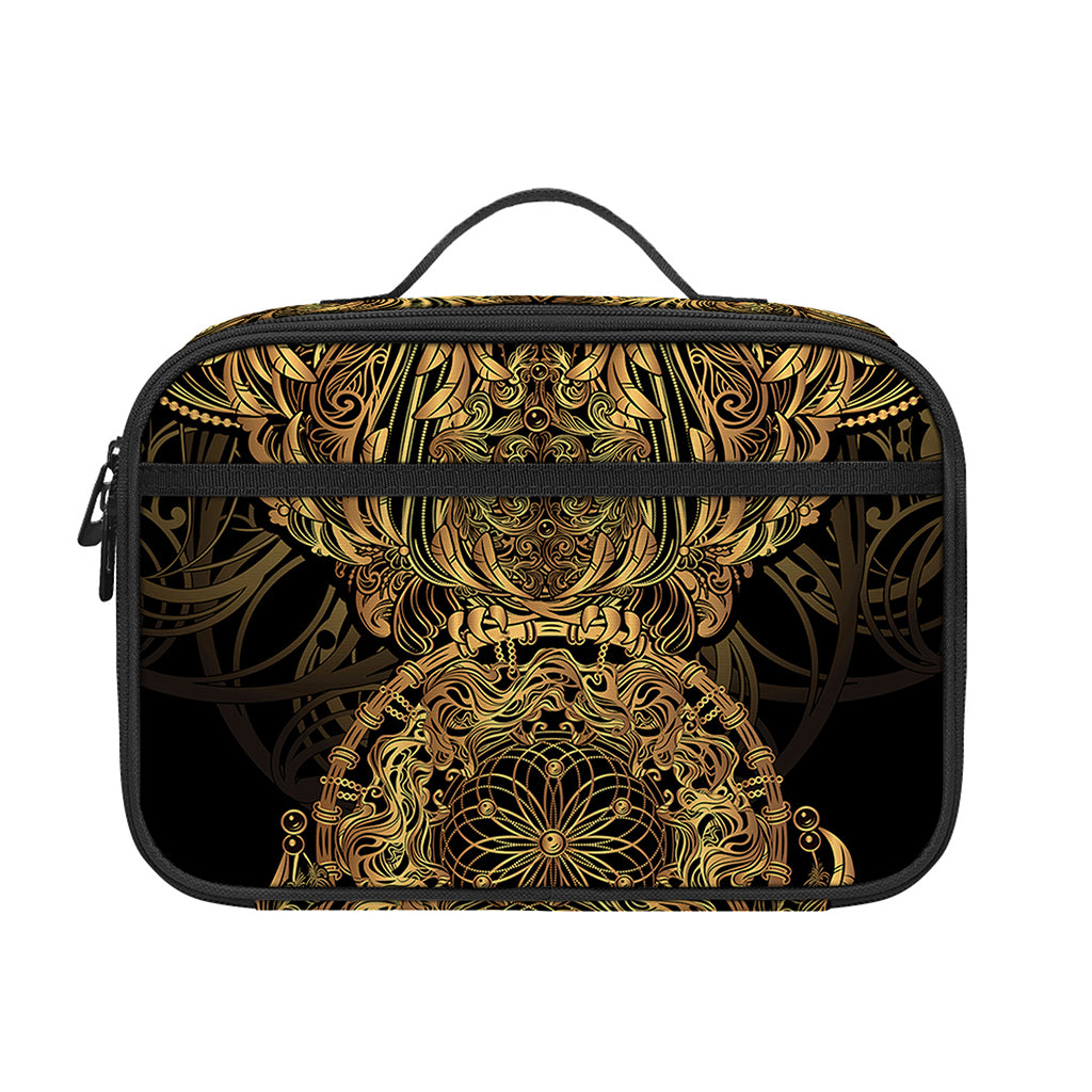 Spiritual Owl With Dreamcatcher Print Portable Lunch Bag