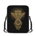 Spiritual Owl With Dreamcatcher Print Rectangular Crossbody Bag