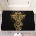 Spiritual Owl With Dreamcatcher Print Rubber Doormat