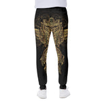 Spiritual Owl With Dreamcatcher Print Scuba Joggers