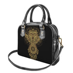 Spiritual Owl With Dreamcatcher Print Shoulder Handbag