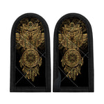 Spiritual Owl With Dreamcatcher Print Skillet Handle Cover