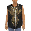 Spiritual Owl With Dreamcatcher Print Sleeveless Baseball Jersey