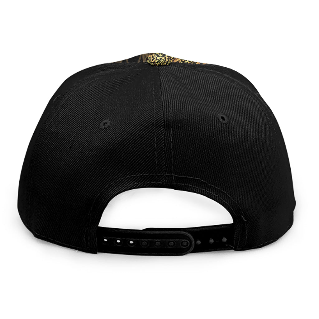 Spiritual Owl With Dreamcatcher Print Snapback Cap