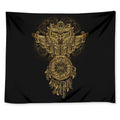 Spiritual Owl With Dreamcatcher Print Tapestry