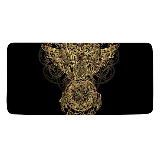 Spiritual Owl With Dreamcatcher Print Towel