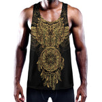Spiritual Owl With Dreamcatcher Print Training Tank Top