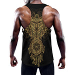 Spiritual Owl With Dreamcatcher Print Training Tank Top