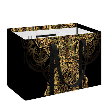 Spiritual Owl With Dreamcatcher Print Utility Tote Bag