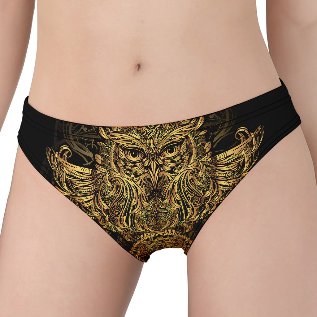 Spiritual Owl With Dreamcatcher Print Women's Panties