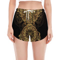 Spiritual Owl With Dreamcatcher Print Women's Split Running Shorts