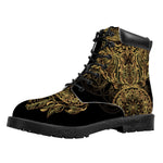 Spiritual Owl With Dreamcatcher Print Work Boots