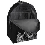 Spiritual Owl With Sun And Moon Print Backpack