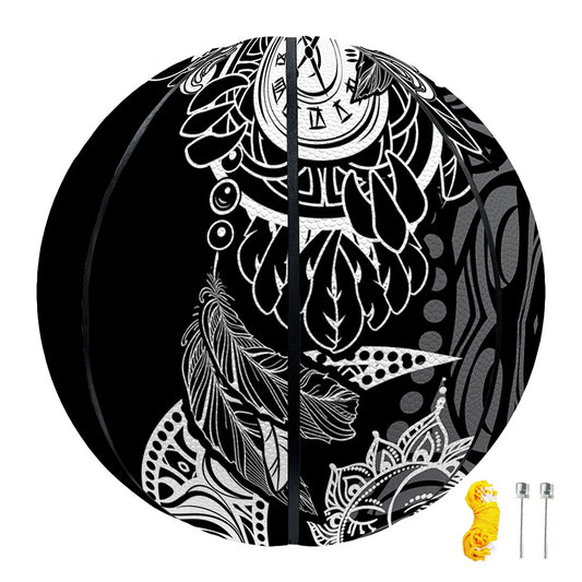 Spiritual Owl With Sun And Moon Print Basketball