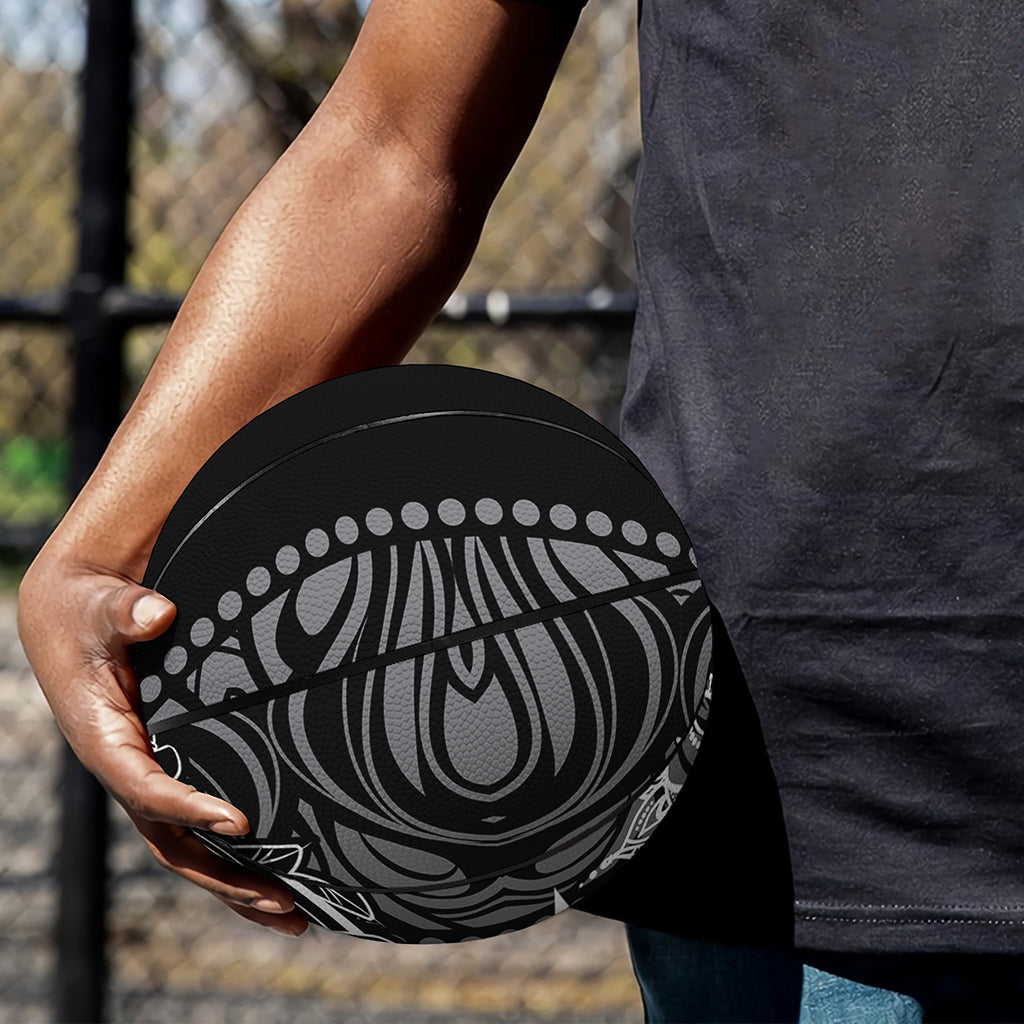 Spiritual Owl With Sun And Moon Print Basketball