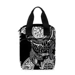 Spiritual Owl With Sun And Moon Print Bible Tote Bag