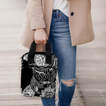 Spiritual Owl With Sun And Moon Print Bible Tote Bag