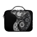 Spiritual Owl With Sun And Moon Print Briefcase Bible Bag