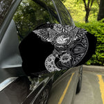 Spiritual Owl With Sun And Moon Print Car Side Mirror Covers
