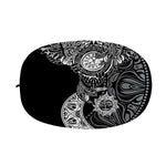 Spiritual Owl With Sun And Moon Print Car Side Mirror Covers