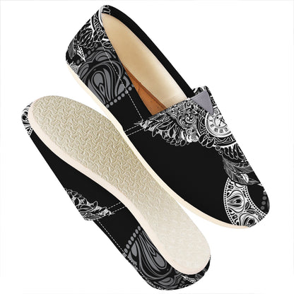 Spiritual Owl With Sun And Moon Print Casual Shoes