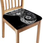 Spiritual Owl With Sun And Moon Print Chair Cushion Cover