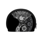 Spiritual Owl With Sun And Moon Print Coin Purse