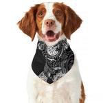 Spiritual Owl With Sun And Moon Print Dog Bandana