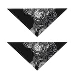 Spiritual Owl With Sun And Moon Print Dog Bandana