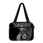 Spiritual Owl With Sun And Moon Print Double Strap Bible Bag