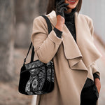 Spiritual Owl With Sun And Moon Print Double Strap Bible Bag