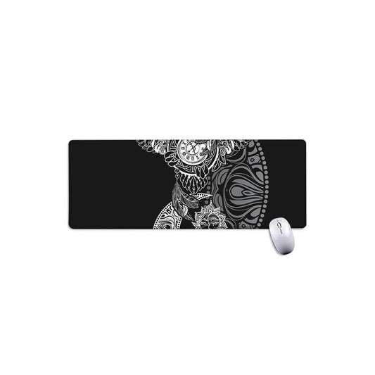 Spiritual Owl With Sun And Moon Print Extended Mouse Pad