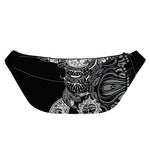 Spiritual Owl With Sun And Moon Print Fanny Pack
