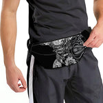 Spiritual Owl With Sun And Moon Print Fanny Pack