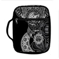 Spiritual Owl With Sun And Moon Print Front Pocket Bible Bag
