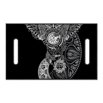 Spiritual Owl With Sun And Moon Print Golf Cart Seat Cover