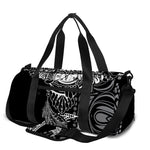 Spiritual Owl With Sun And Moon Print Gym Bag